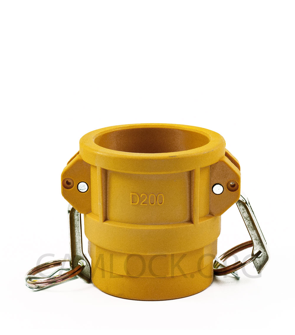 Type D Nylon Camlock Fitting Female Coupler × Female BSP Thread Camlock