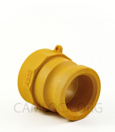 Type A Nylon Camlock Fitting - Male Coupler x Female BSP Thread