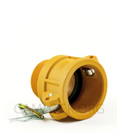 Type B Nylon Camlock Fitting - Female Coupler × Male BSP Thread