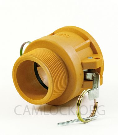 Type B Nylon Camlock Fitting - Female Coupler × Male BSP Thread