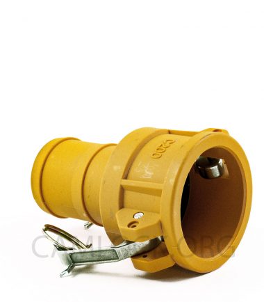 Type C Nylon Camlock Fitting - Female Coupler × Hose Shank