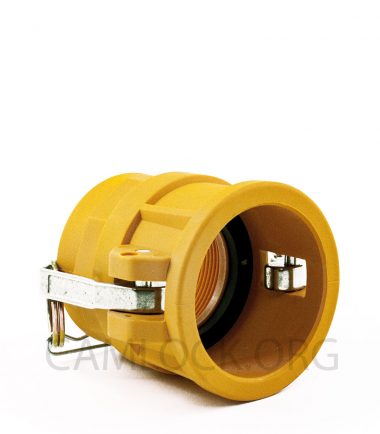 Type D Nylon Camlock Fitting - Female Coupler × Female BSP Thread