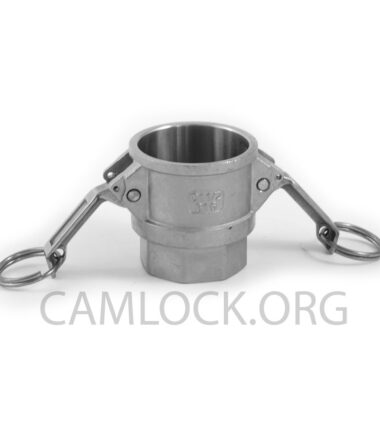 D tipo D nerūdijančio plieno 316 Camlock jungtis - moteriška jungtis × moteriškas BSP sriegis