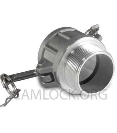 Tüüp B alumiiniumist Camlock sisustamine - naissoost haakeseadis × Mees BSP lõng 50mm D200AL